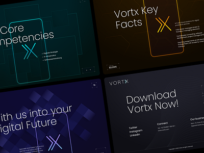 Vortx VPN - Parallax Website Design dark mode dark theme design vortx landing page vpn dark design vpn landing page vpn ui vpn ui design vpn ui ux vpn ux design vpn website