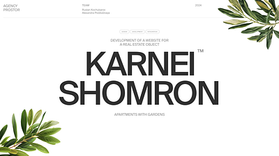 KARNEI SHOMRON ux