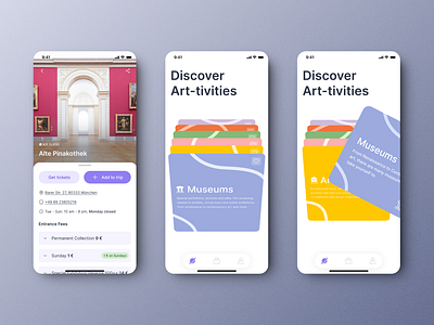 Arttrip Travel App app art branding design inspirational mobileapp mobileappdesign travel travelapp ui uidesign ux uxdesign