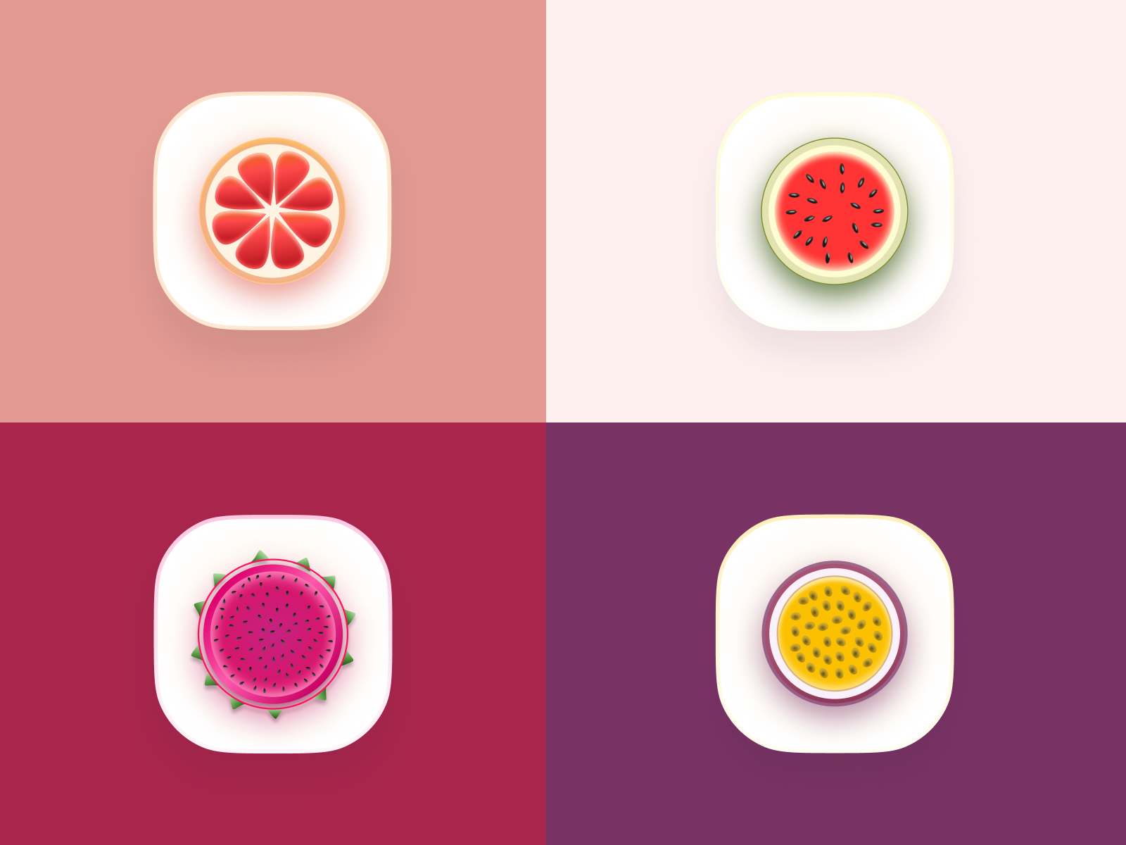 Fruit Icon/ Figma app branding design figma graphic design icon illustration logo ui ux website