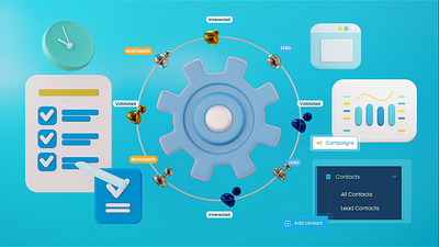 Sendbat - AI Powered Automation 3d animation motion graphics