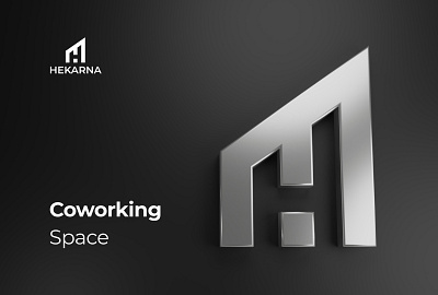 Coworking Space Brand 3d blender brand brand guidelines branding logo logotype symbol