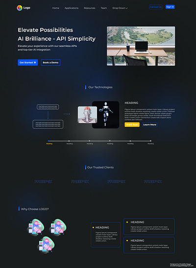 DESIGNED SAMPLE HOMEPAGE OF SUREPASSAI (part 3) design figma homepage ui ui ux website website design