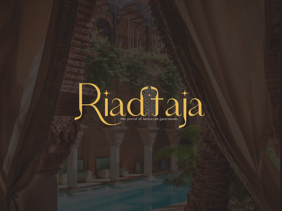 Riad Taja - Moroccan Restaurant branding graphic design logo