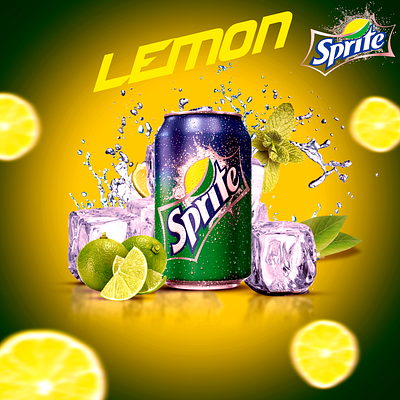 SPRITE SOCIAL MEDIA POSTER DESIGN design graphic design photoshop poster design