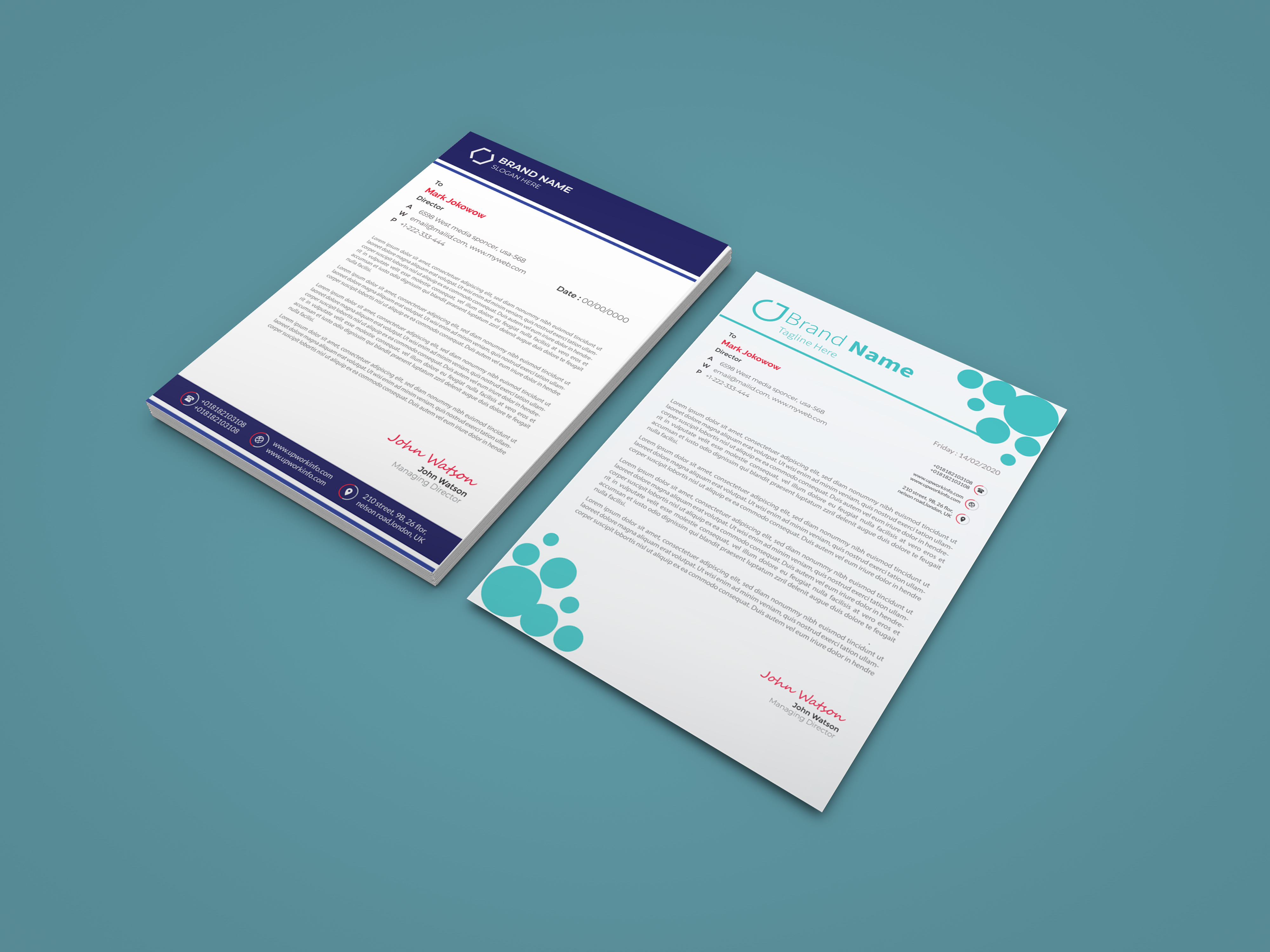 Example of Letterhead Design