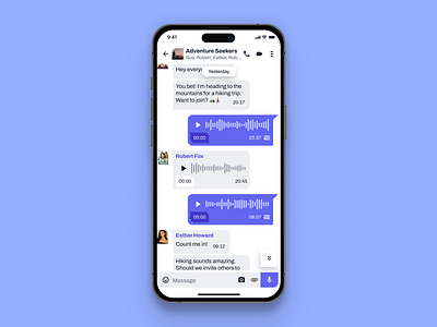 Voice Messages app audio call communication design digital feed memo message mobile phone receive send text ui ui design uiux ux video voice