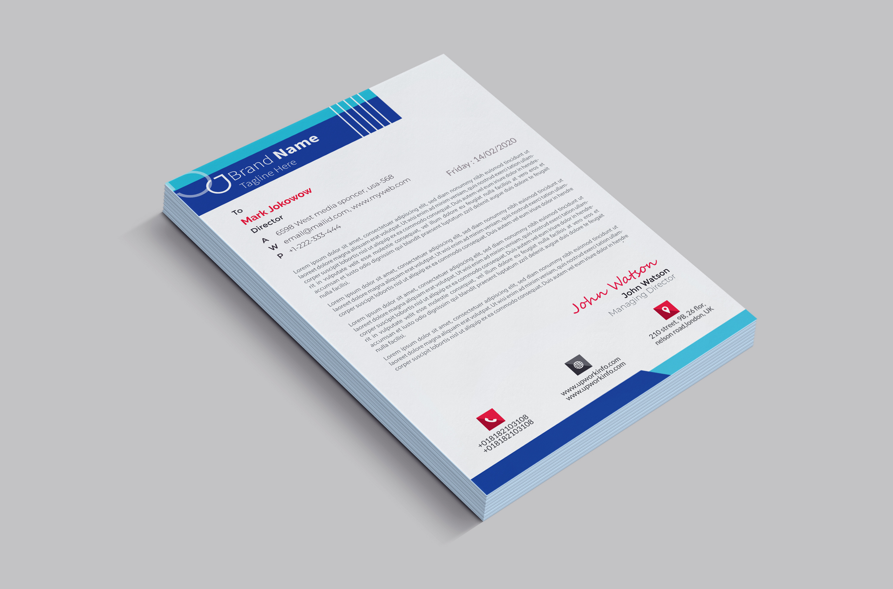 Example of Letterhead Design