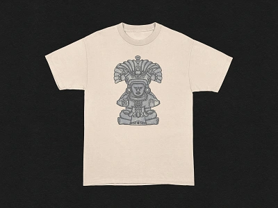 Classic Maya iPod Period app apparel apparel design design drawing illustration merch printmaking t shirt tshirt design woodcut