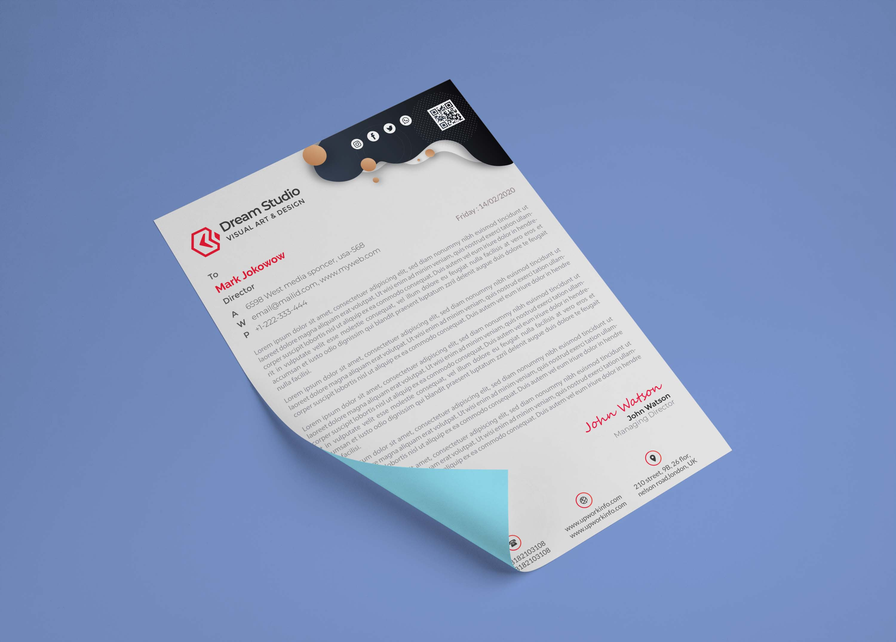 Example of Letterhead Design
