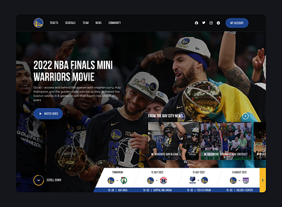 Basketball Team Website Exploration design landing landing page sports startup ui uidesign uiux web web app