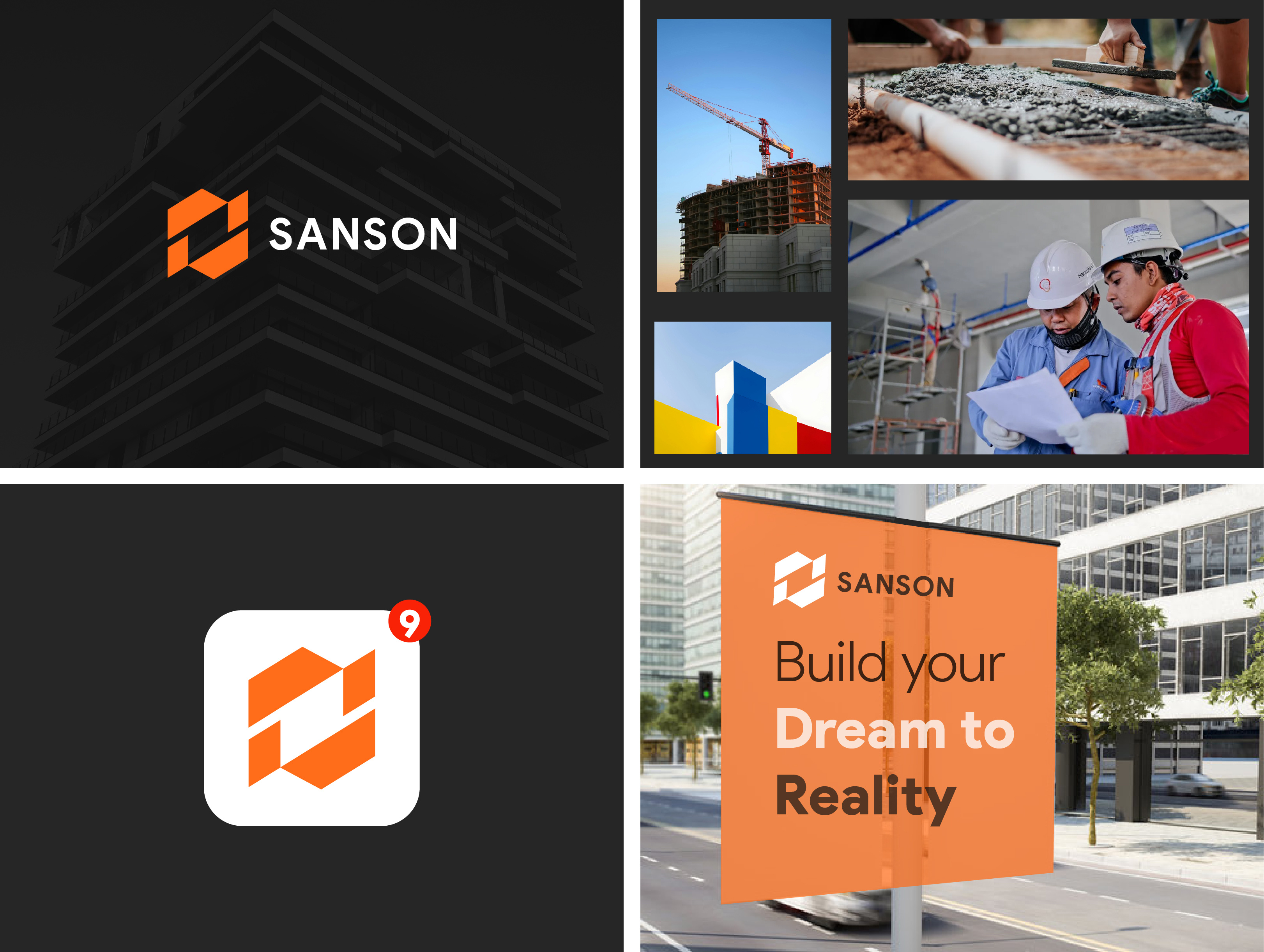 Example of Letter Mark Logo For Real Estate Company