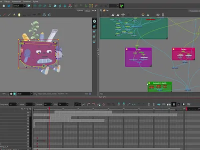 Mate in rigg mode :) 2danimation animation bones character cut out photoshop rigg toon boom toon boom harmony