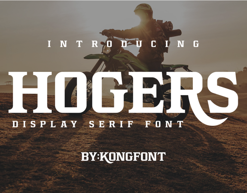 Hogers - Display Serif Font branding design font graphic design handwritten italic logo logotype script typeface ui