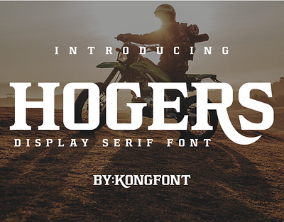 Hogers - Display Serif Font branding design font graphic design handwritten italic logo logotype script typeface ui