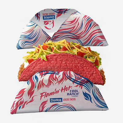 Limited Edition Taco Packaging for Taco Bell fast food food packaging illustration packaging packaging design qsr quick service restaurant taco bell taco wrap