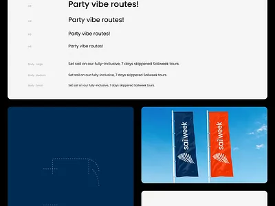 Sailweek - a bold new identity and brand refresh animation brandbook brandguidelines brandidentity branding brandsinmotion eyeondesign logo motiondesign print thedesignblacklist visualidentity