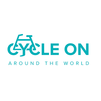 CycleOn app bicycle bike branding cycle design flat graphic design illustration illustrator logo typo typography vector