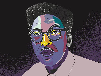 Who was Bayard Rustin? bayard rustin drawing equality illustration lgbt lgbtq portrait vector art