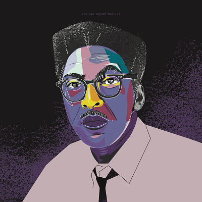 Who was Bayard Rustin? bayard rustin drawing equality illustration lgbt lgbtq portrait vector art