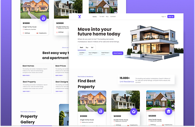 Real Estate landing page