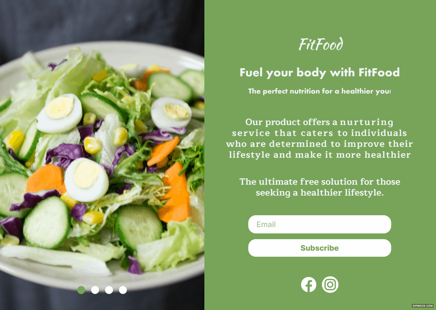 FitFood Pop-Up window dailyui designinspiration ui uicomponents uiux userinterface visualdesign