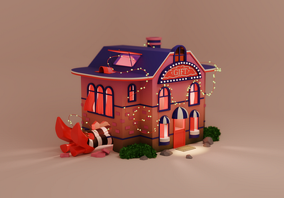 Red Velvet - 3D Reve Finale (Day) 3d 3d design 3d house album art drawing horror house illustration k pop kpop music red velvet