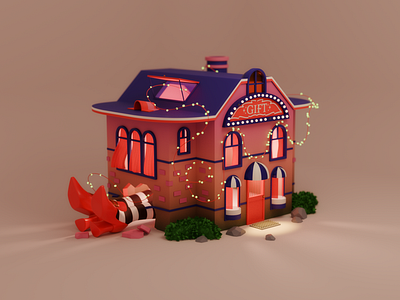 Red Velvet - 3D Reve Finale (Day) 3d 3d design 3d house album art drawing horror house illustration k pop kpop music red velvet