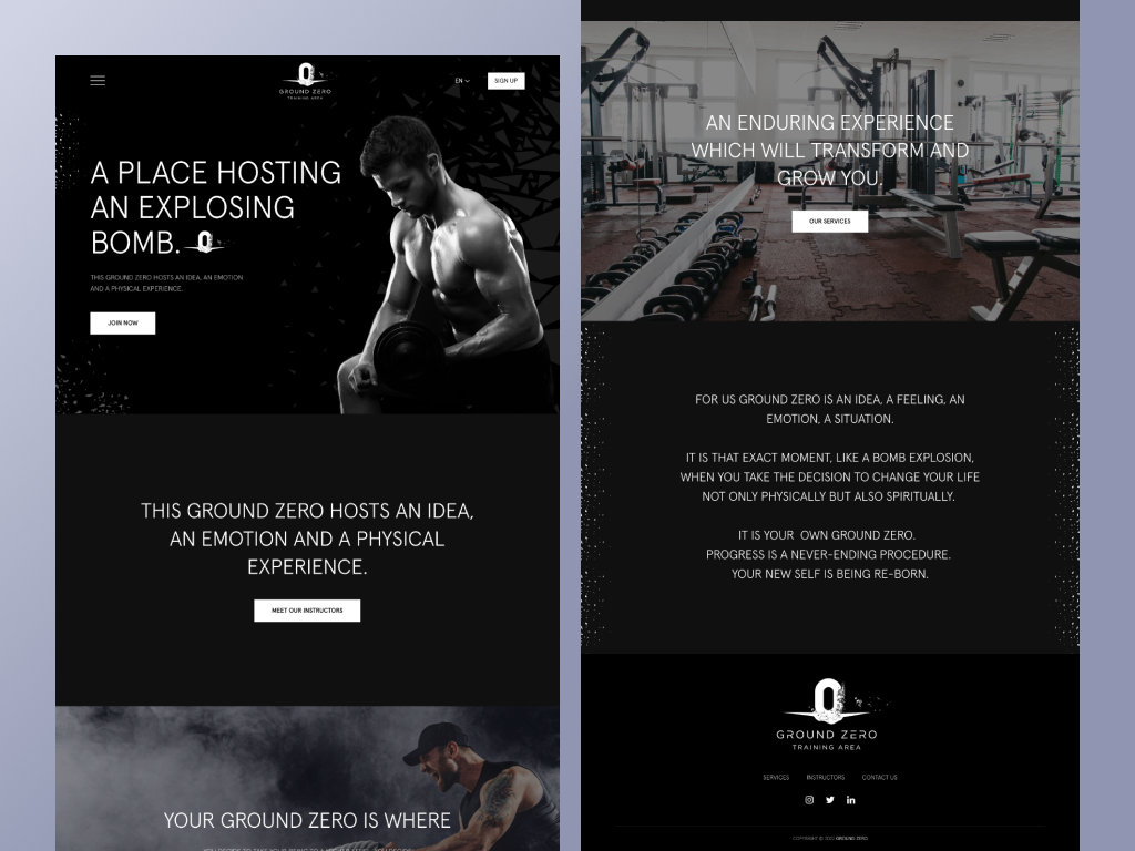 Web Landing Page UI UX Design by Suvo Roy on Dribbble