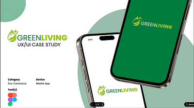 green living app ui ux