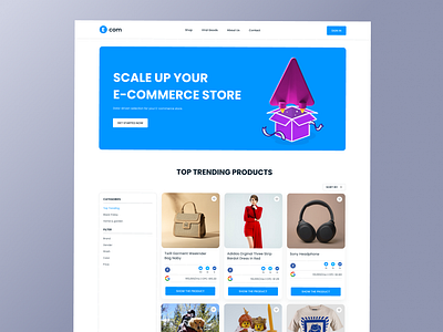 Web Landing Page UI UX Design design figma design illustration landing page design landing page figma ui ui design ux design web design website design