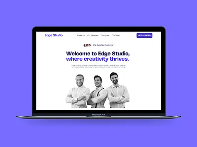 Edge Studio branding creative agancy development digital marketing figma graphic design landingpage webdesign website