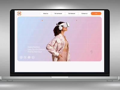 Online Shopping Platform - Virtual app ar figma online shopping ui uiux ux virtual reality web web design website