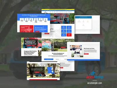 AccuTemp - New Website Design & Build design web design
