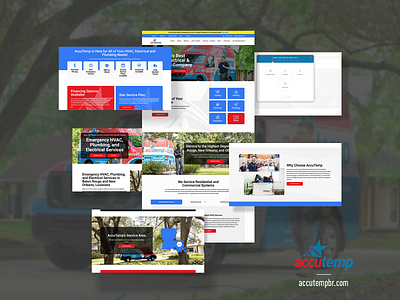 AccuTemp - New Website Design & Build design web design