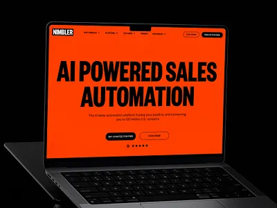 Powerful Orange HERO Section framer hero section minimalism modern minimalism powerful saas saas website simple sleek ui ui design uiux ux ux design web design website