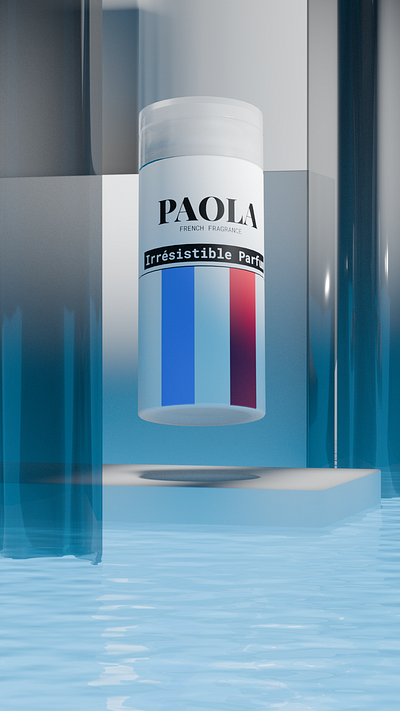 PAOLA - Parfum 3d animation branding graphic design logo