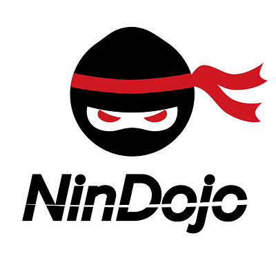 Ninjdojo branding design dojo flat graphic design illustration logo ninja typography vector