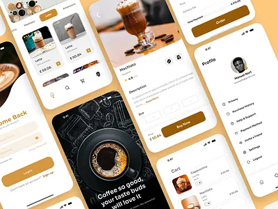 Java Bar App animation branding graphic design ui