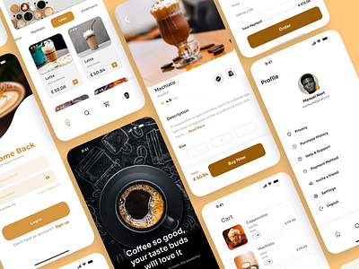 Java Bar App animation branding graphic design ui