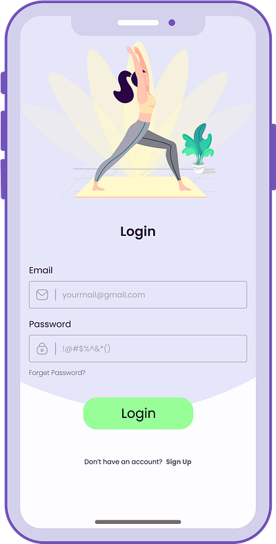 UI Desgin - Yoga application UI Desgin ui ui app design ui design uiapp uiappdesign uidesign uiux