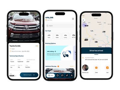 Car rental mobile app UI/UX app branding car car rental clean creative design luxury minimalist modern product design ui uiux ux