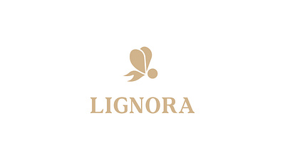 Lignora | Logo abstract brand branding brown clean creative design elegant fire firefly fly graphic design idea logo minimalist modern startup symbol vector visual identity