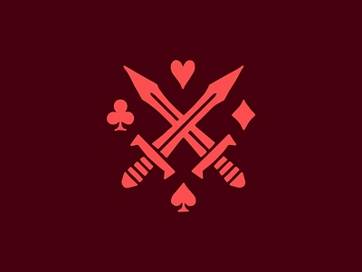 Suit of Swords board games clubs diamonds dnd gaming heart icon illustration roleplaying rpg sketch spades swords tabletop