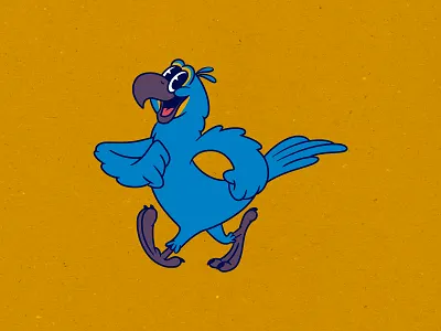 Jacinto cartoon character logo mascot rubber hose t shirt