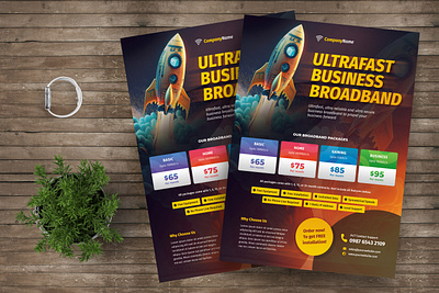 Internet Provider Flyer design flyer flyer design graphic design interner internet provider print design print template wifi