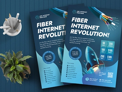 Internet Provider Flyer design flyer flyer design graphic design internet internet provider print design print template wifi