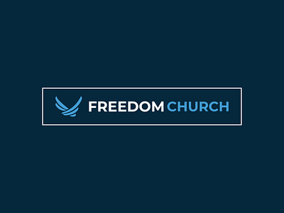 Freedom Church Branding bird logo brand design brand identity brand identity design branding church church logo design eagle logo illustration logo logo design logo designer ui