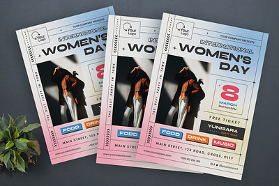 International Women's Day Flyer design flyer flyer design graphic design print design print template sale womens day