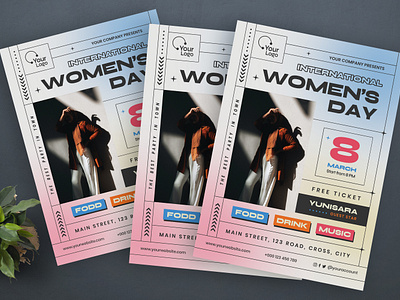 International Women's Day Flyer design flyer flyer design graphic design print design print template sale womens day